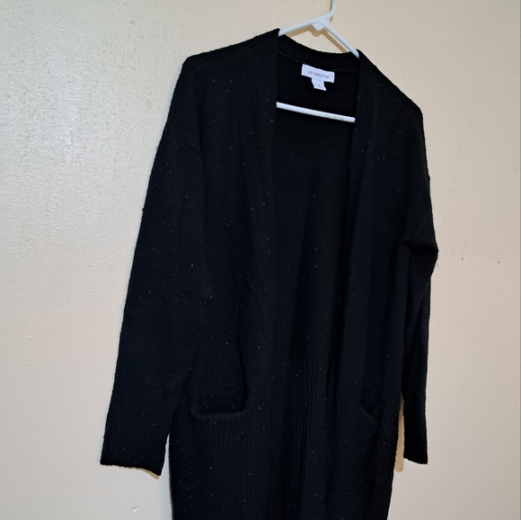LIZ CLAIBORNE WOMEN Cardigan  Size M black - Picture 1 of 7